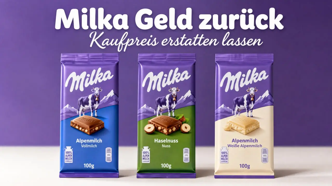 Milka Geld zurück: Kaufpreiserstattung Schritt für Schritt
